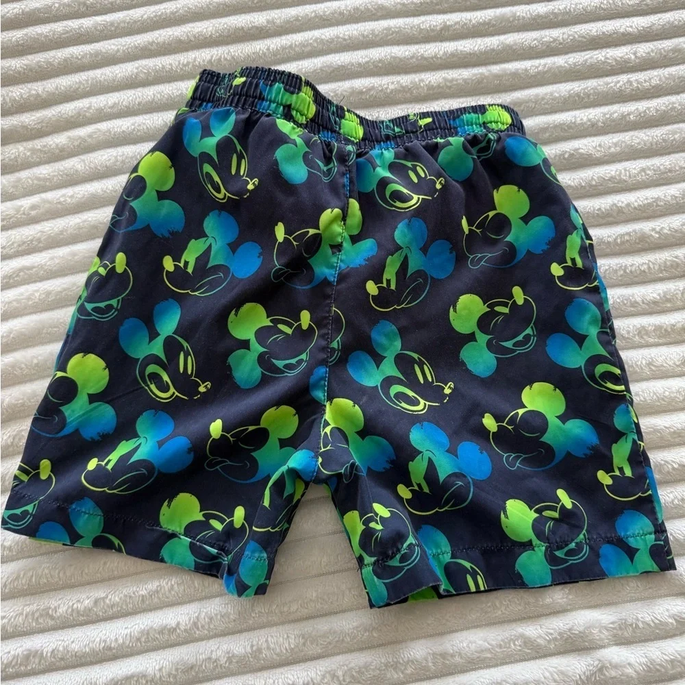 Disney Mickey Mouse bathing suit Set - Navy and Lime